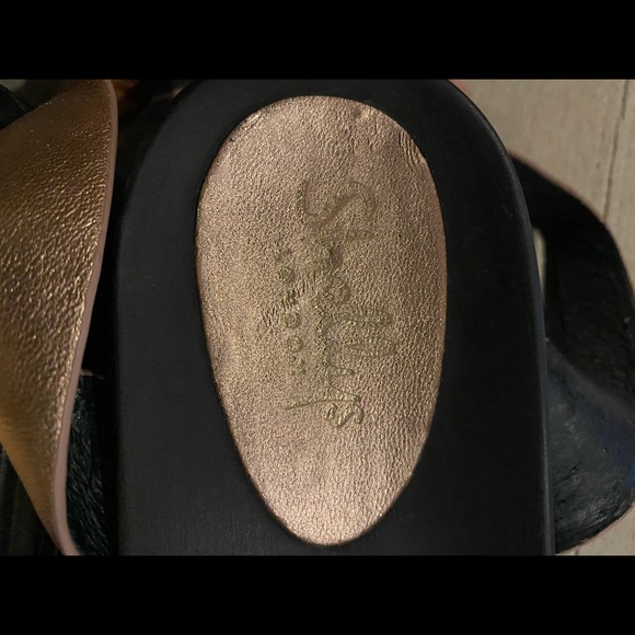 Shellys London Stack Heel Sandals - Picture 6 of 7